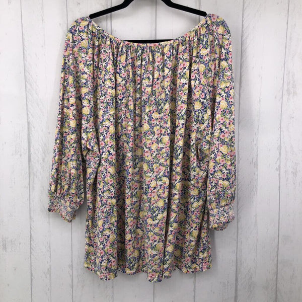 2X Flo print l/s top