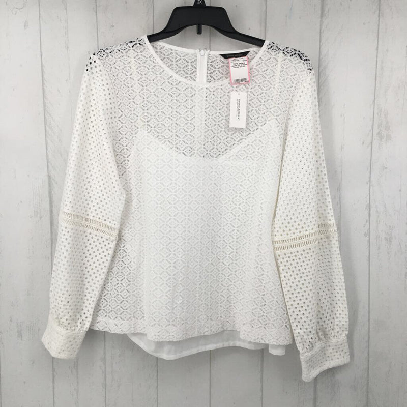 XL Crochet l/s top