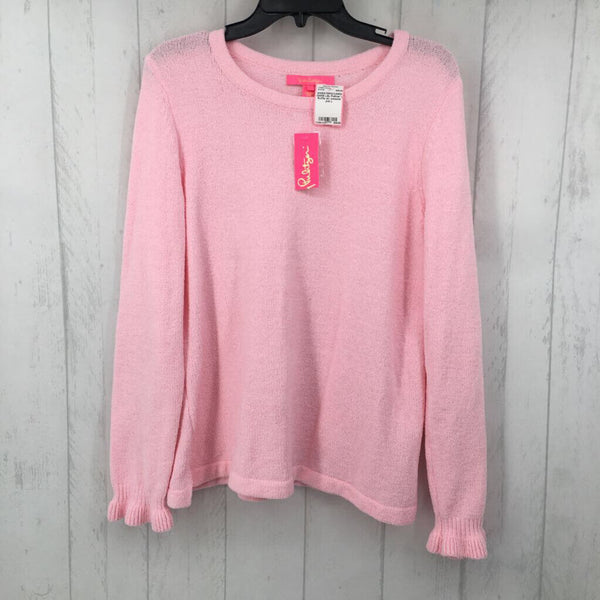 L Ruffle slv sweater