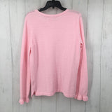 L Ruffle slv sweater