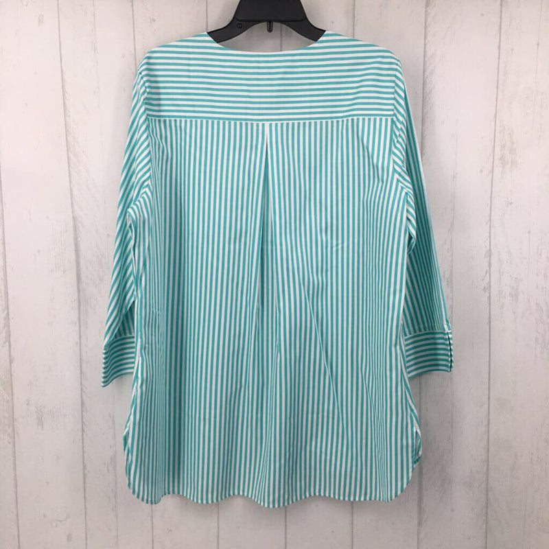 18 Striped 3/4 slv tunic