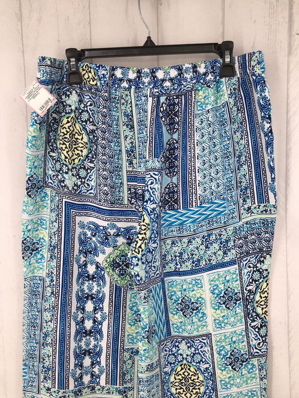 1.5P(M/L) Printed crop pants