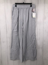 L Linen wide leg pants