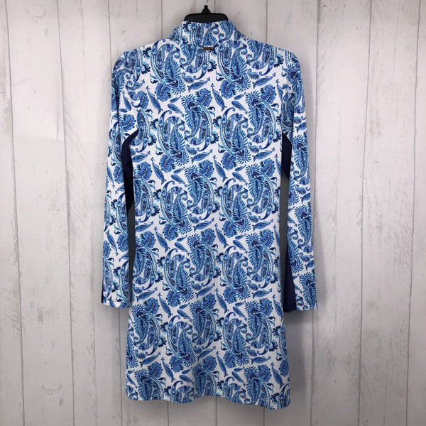 S Paisley print athleisure dress