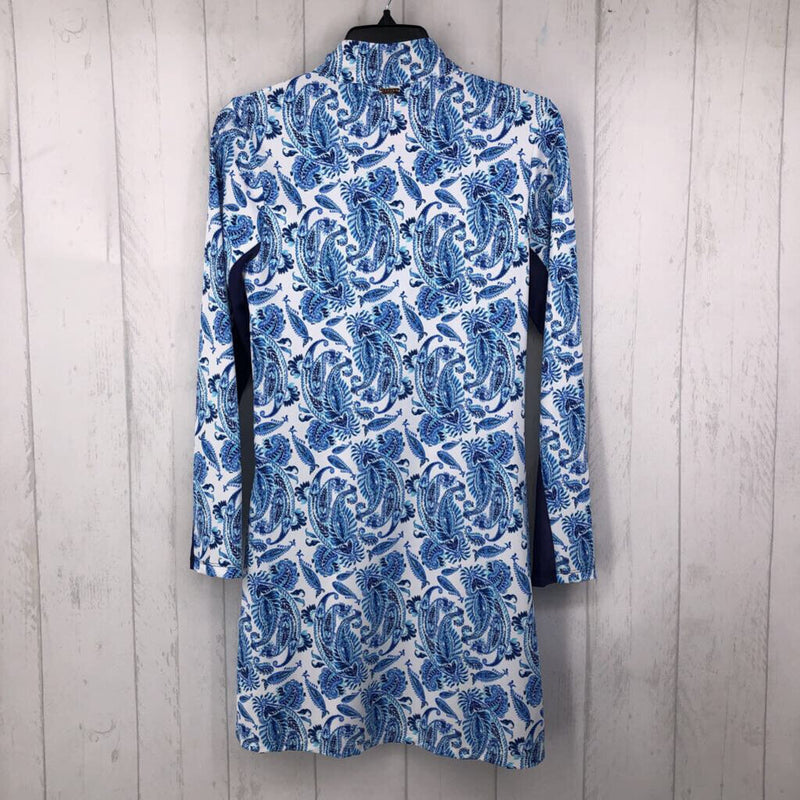 S Paisley print athleisure dress