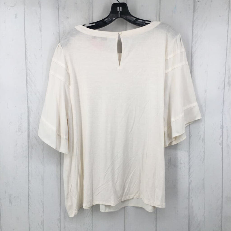 s/s XL pleated top