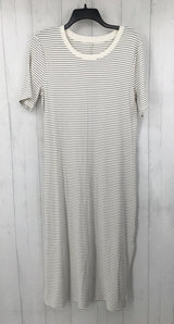 XL s/s stripe maxi dress