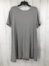 R69 XL s/s stripe dress