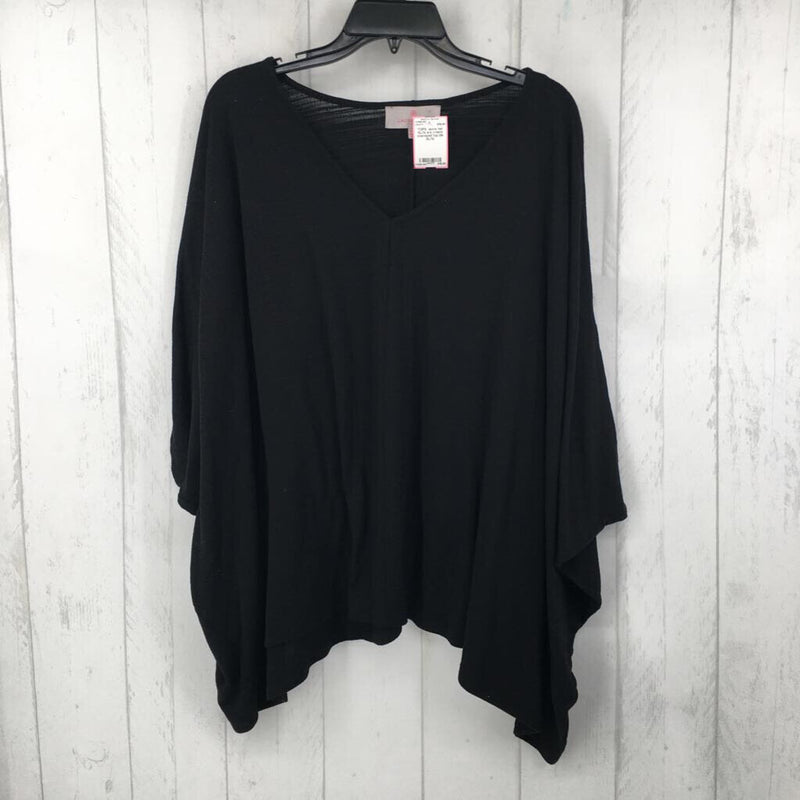 XL/1x s/s v-neck oversized top