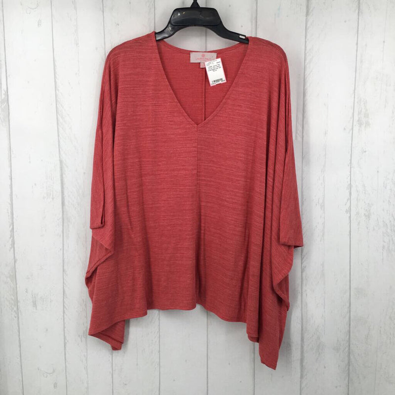 XL/1x s/s v-neck oversized top