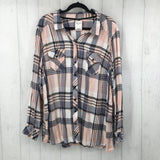 4 l/s plaid button shirt