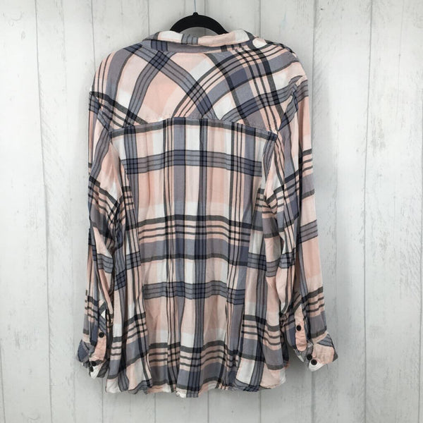 4 l/s plaid button shirt