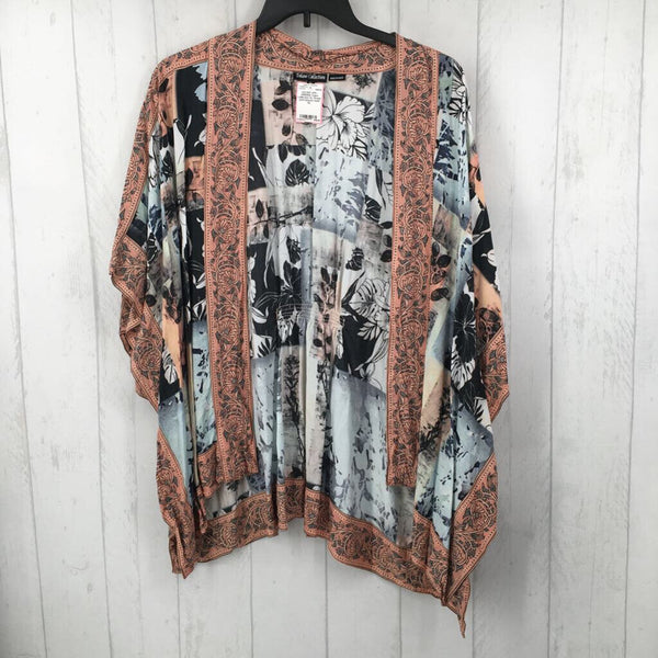 XL flower print kimono