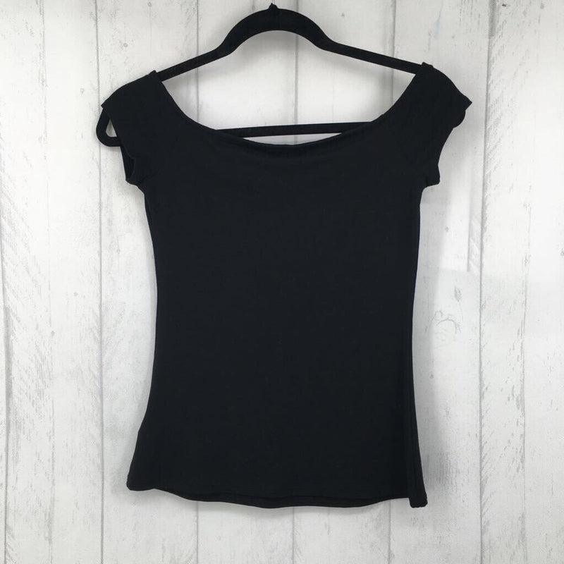 R40 S V-neck cap slv top