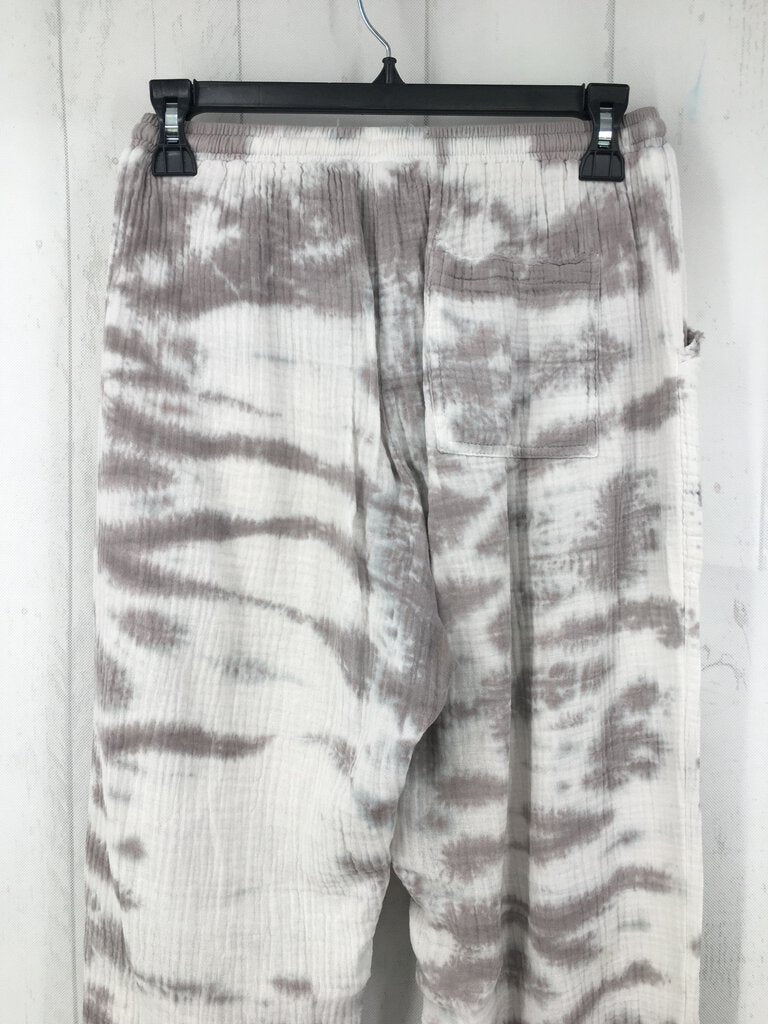 S Gauzy tie dye joggers