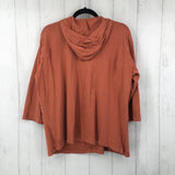 XL Hooded 3/4 slv top