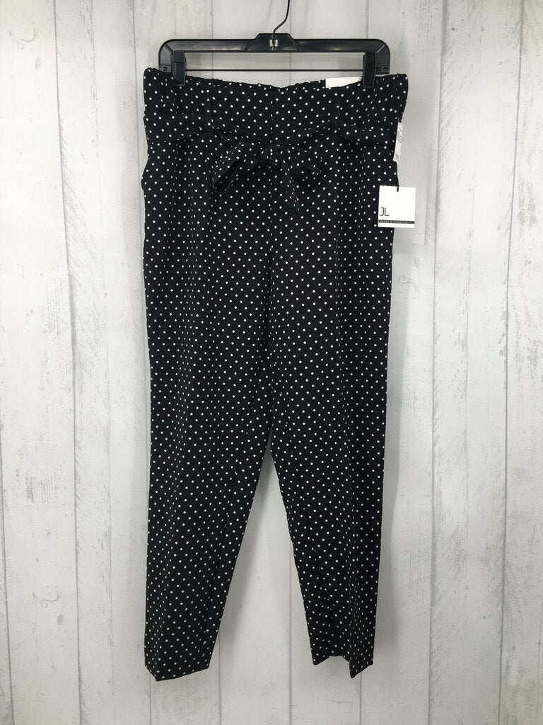 M Polka dot pull on pants