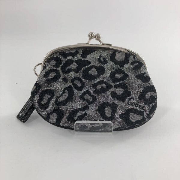 animal print kisslock coin purse