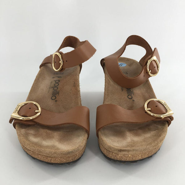 6 Cork wedge heel sandal