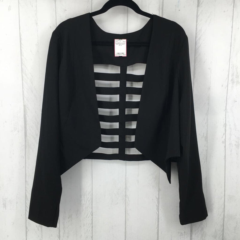 2x open back blazer