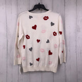 M heart & kisses sweater