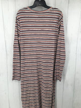 XL Striped l/s dress