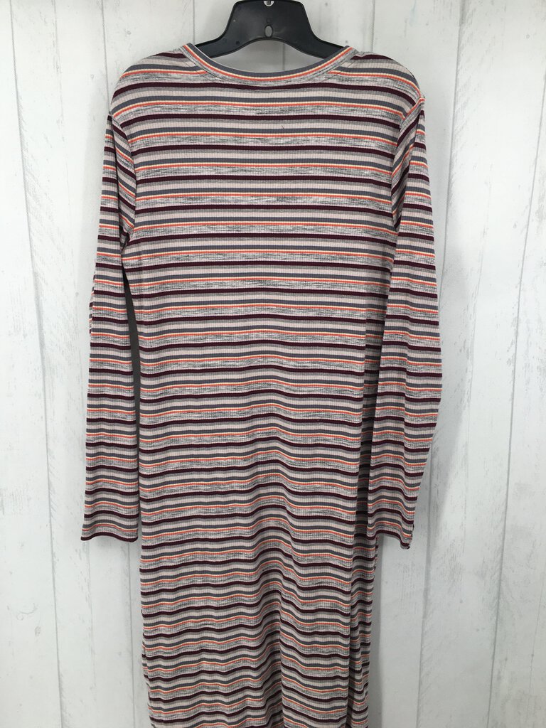 XL Striped l/s dress