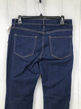 8p Mid-rise bootcut jeans