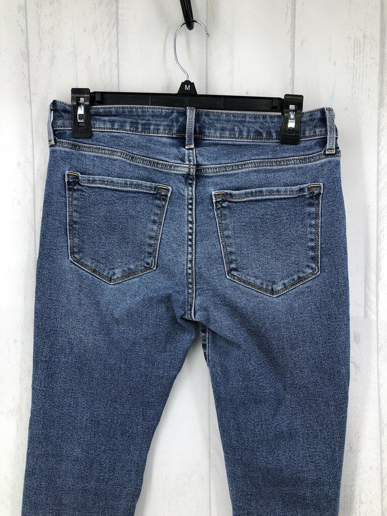 6p Mid-rise skinny jeans