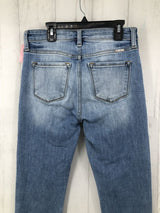 7/27 Skinny jean raw hem