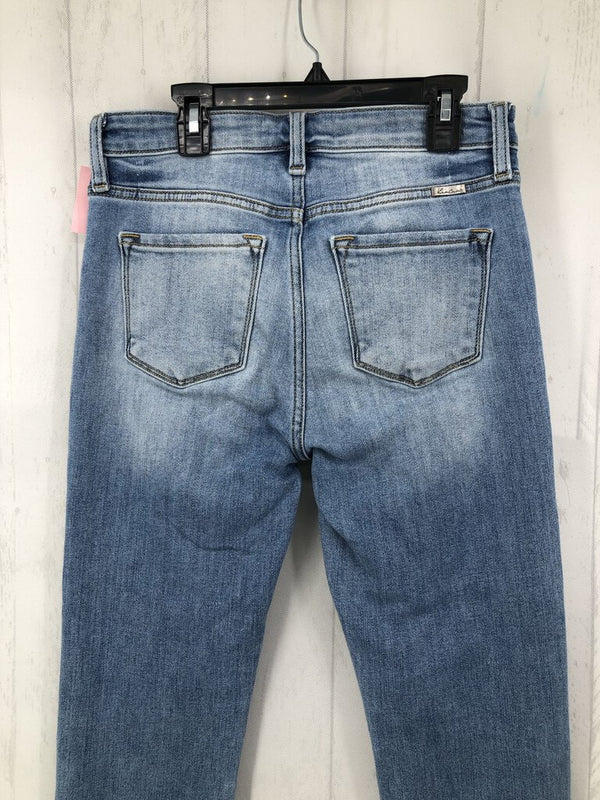 7/27 Skinny jean raw hem