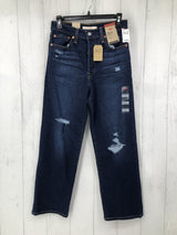 27 Ribcage straight ankle jeans