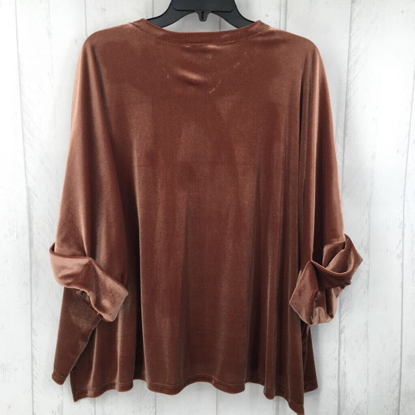 S Velvet dolman slv top