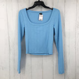 S Textured l/s top