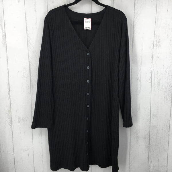 XXL Ribbed l/s dress