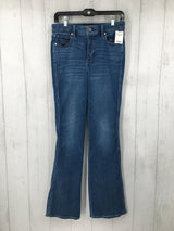 6 Hi-rise bootcut jeans