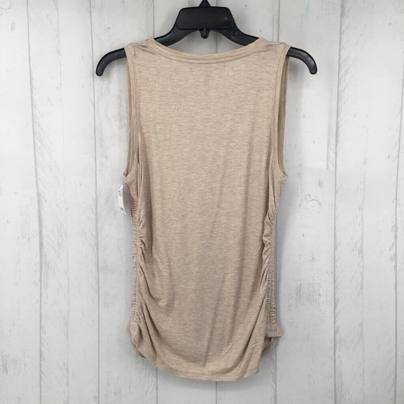 M V-neck ruched side tank