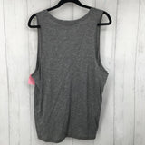 XXL v-neck knotted tank