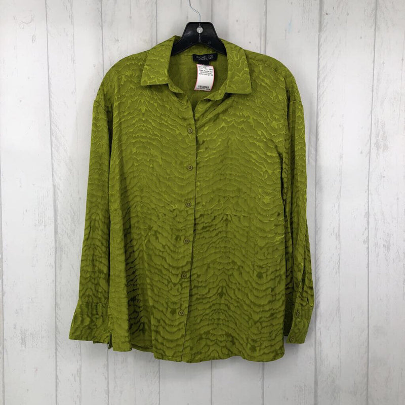 XS l/s textured button shirt