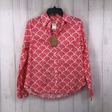 6 print l/s button shirt