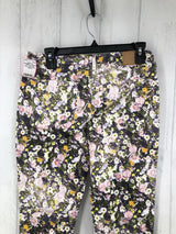 28 flower print skinny ankle pants