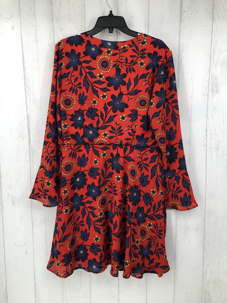 12 l/s flower print dress