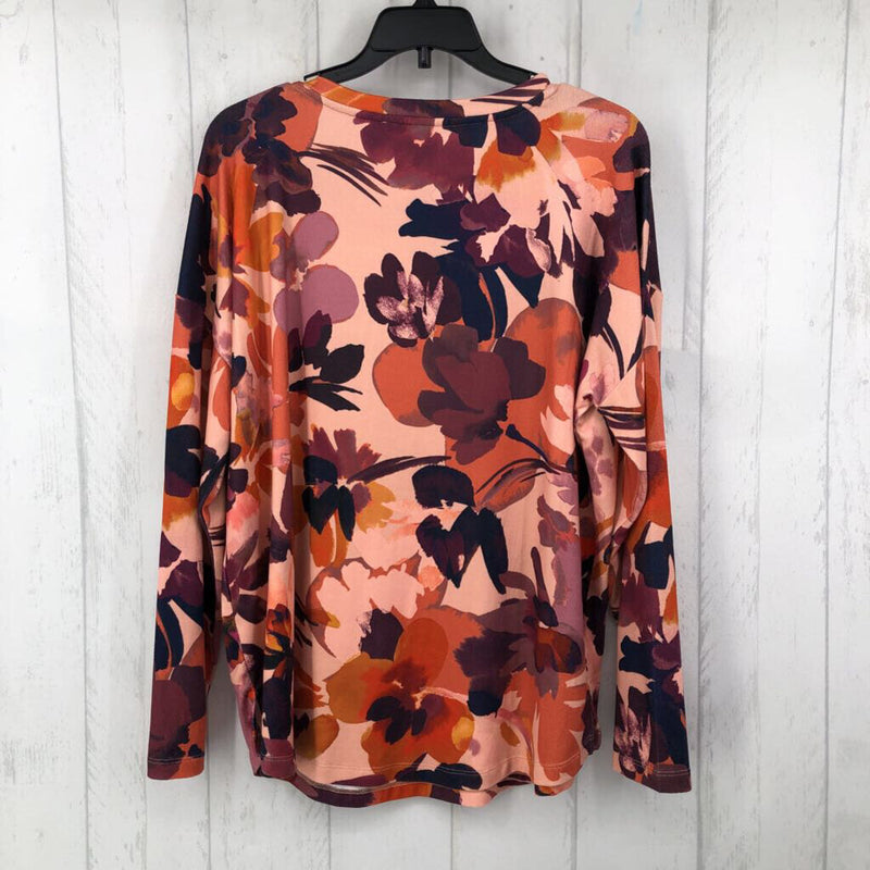 M l/s flower print top