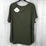 3X Scoop neck s/s tee