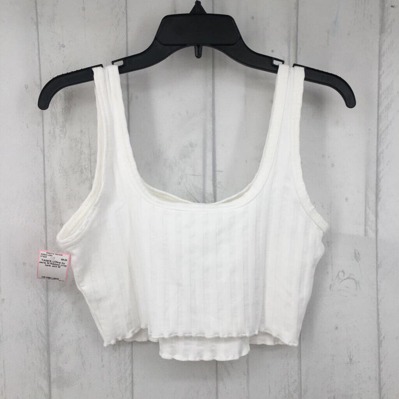 M Ribbed crop tank