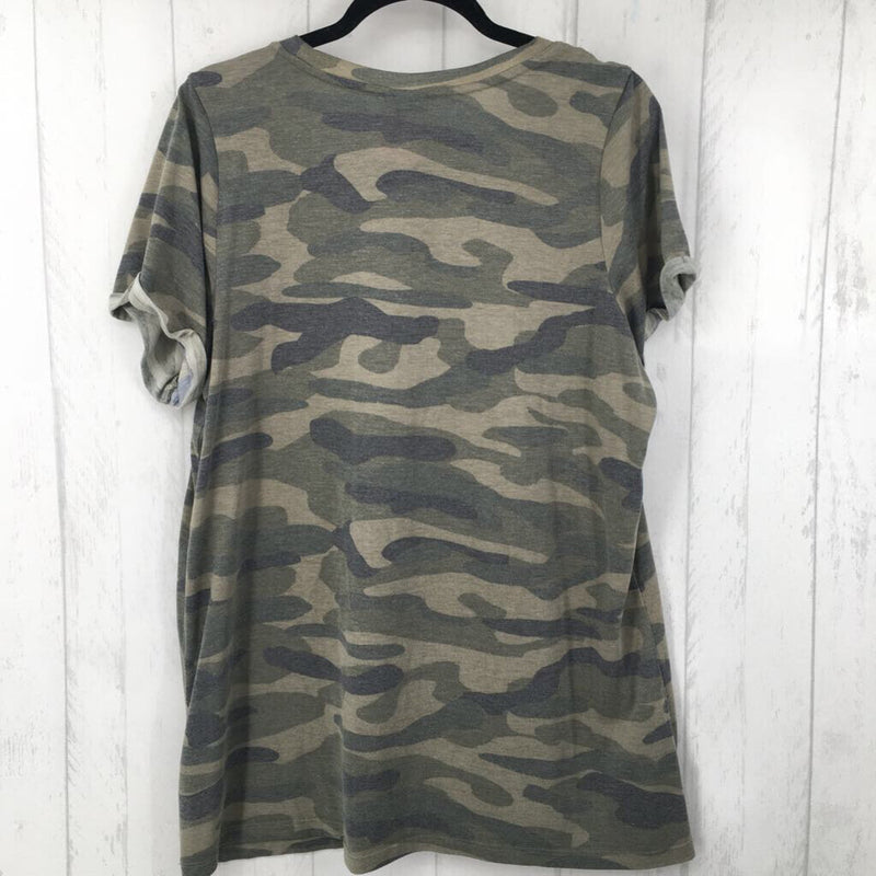 3 s/s camo tee