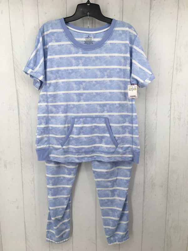 M Striped 2Pc jogger set