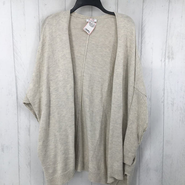 XL l/s open cardigan