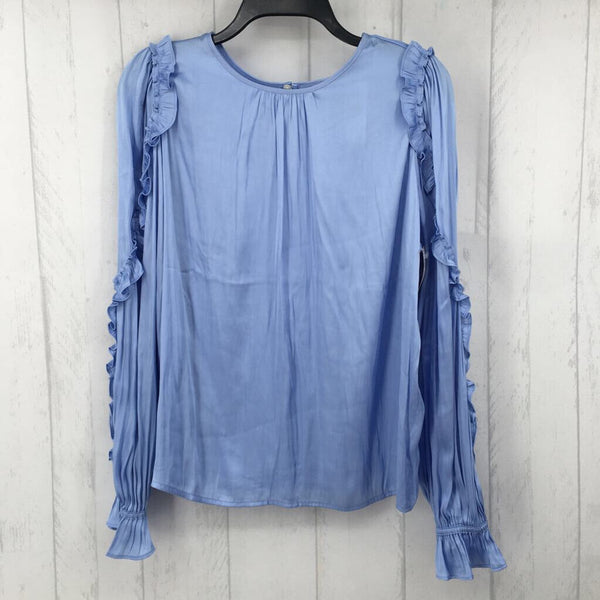 R45 M Silky ruffled l/s top