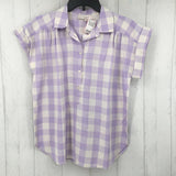 R50 XS Plaid 1/2 button down s/stop